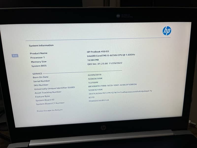 HP Probook i5 7th Gen 5