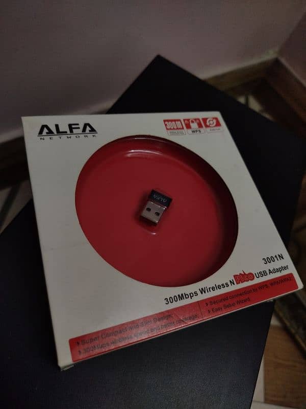 ALPHA WIFI USB ADAPTOR 300MBPS 0