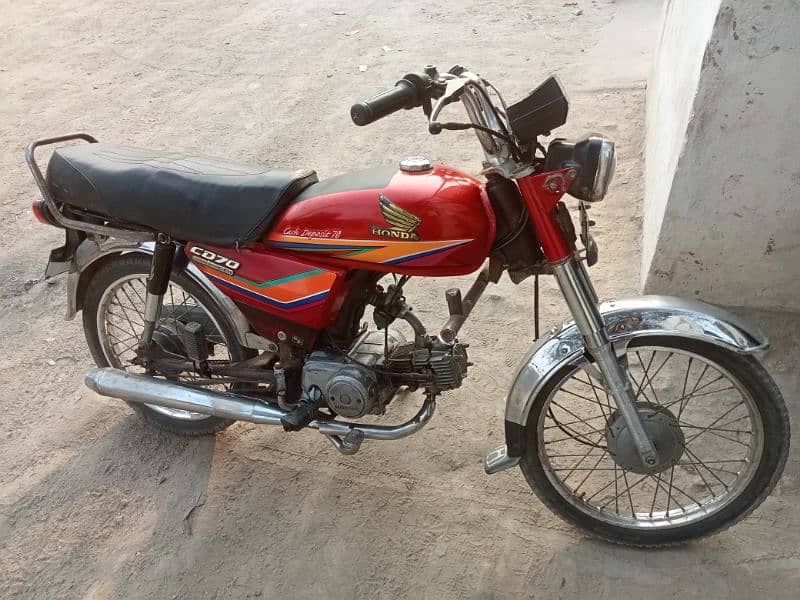 Honda CD 70 2012 model all documents clear engine pack 6