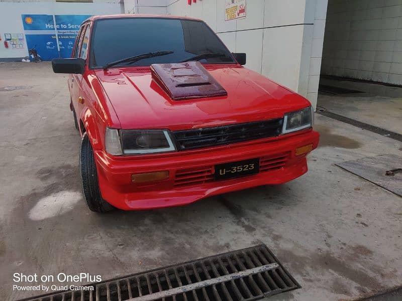 Daihatsu Charade 1986 modified vitz engine 3