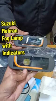 Mehran Bumper Fog Lights Double Color With DRL indicator 2 pcs set