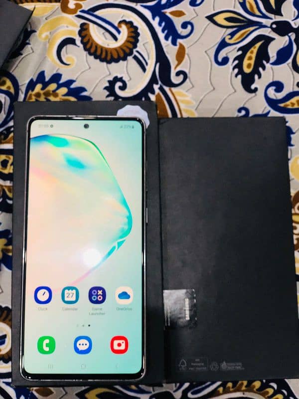 Samsung Galaxy note 10 lite with complete accessories 1