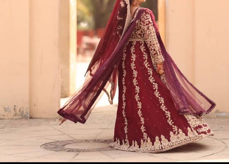 Barat lehnga with 2 dupattas 1