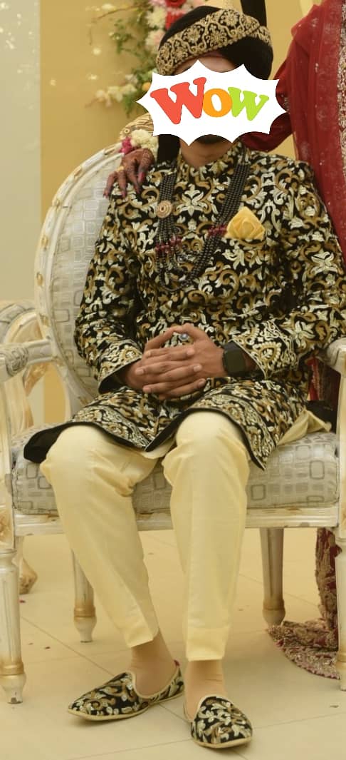 Baraat branded sherwani (complete set) 1