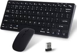 Wireless Slim Keyboard Mouse Mini 2.4G Wireless Keyboard Mouse Combo