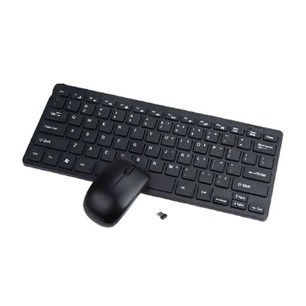 Wireless Slim Keyboard Mouse Mini 2.4G Wireless Keyboard Mouse Combo 3