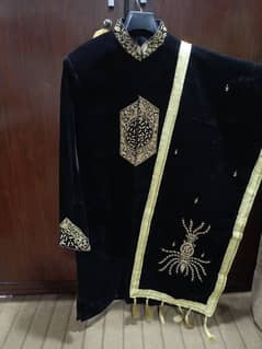 Black Sherwani