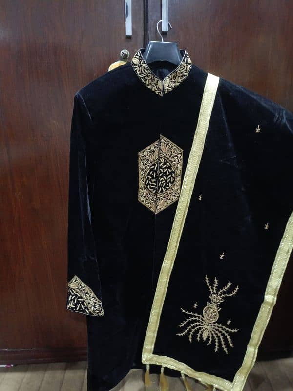 Black Sherwani 1