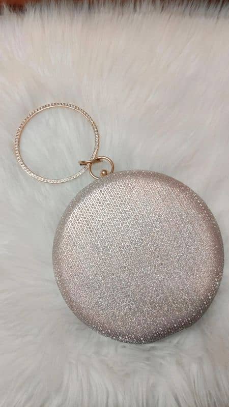 Rose Gold Sparkling Clutch for special occasions 0