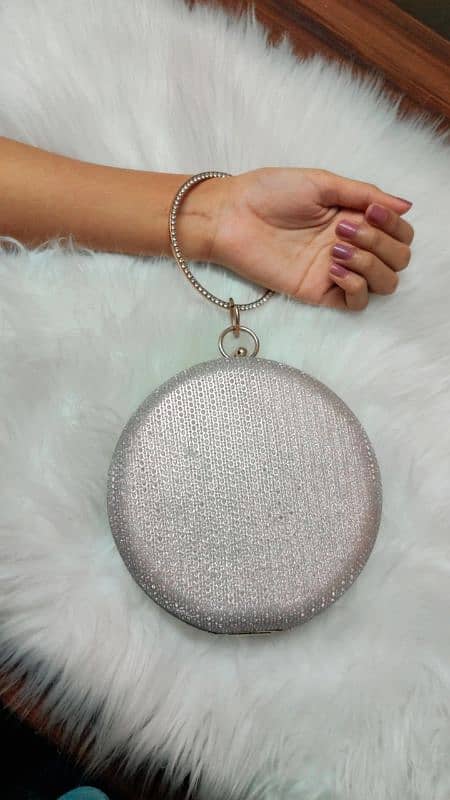 Rose Gold Sparkling Clutch for special occasions 1