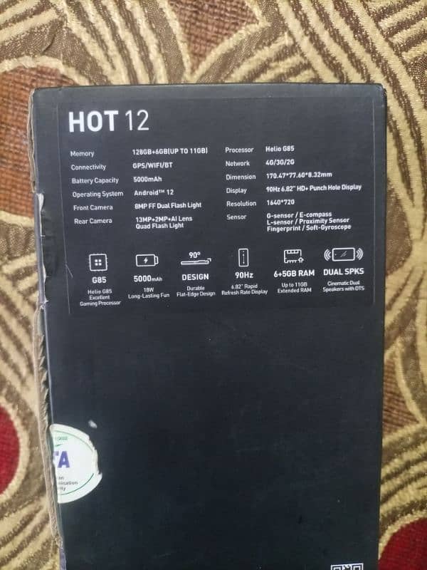 Infinix hot 12 4