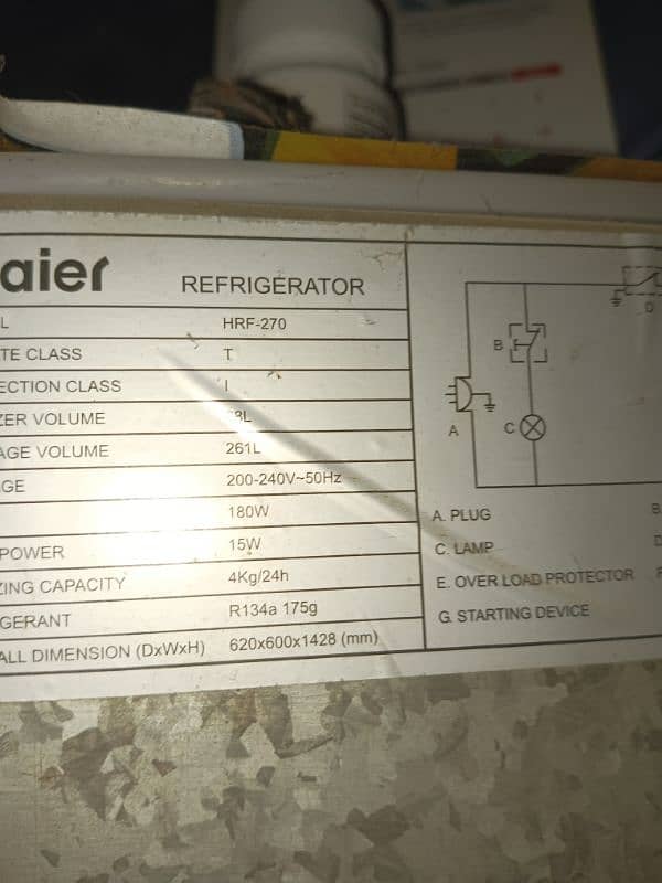 hi i am sellinig my haier refrigerator 2