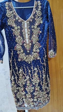 party wear blue colour