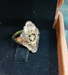 elegant design 21k gold ring.