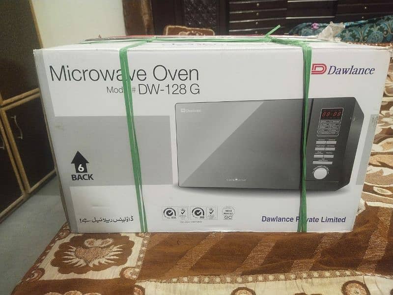 Dawlance oven Model DW-128 G New Daba Pack urgent sale 1