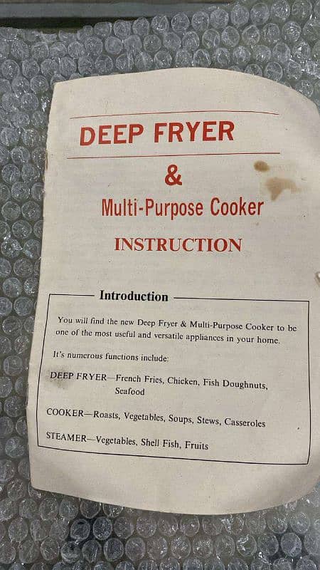 deep fryer and multi purpose cooker 6