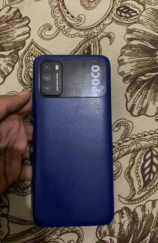 POCO M3 6 128gp full box Exchange possible 3