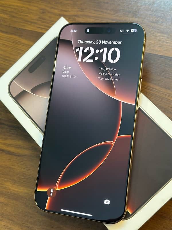 16 Pro Max 256GB Desert Titanium Factory Unlocked 6