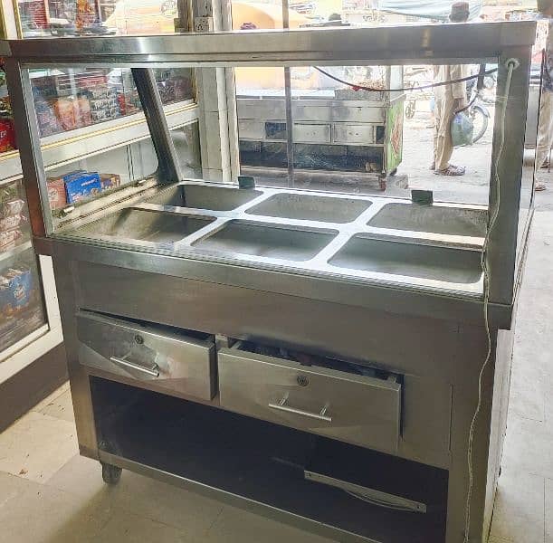 stainless steel Samosa fryer Counter Biryani Counter Bar B Q counter 15