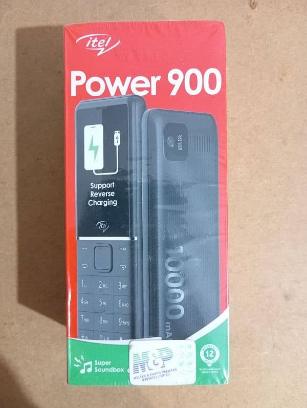 itel Mobile brand new  Model power 900  03457722216 0