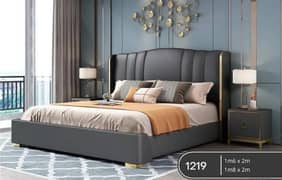 luxury bed modern design best furniture Lahore