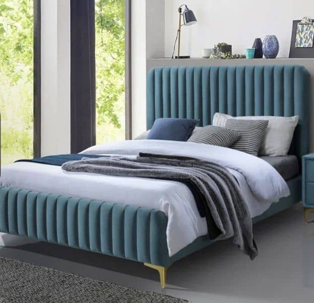 luxury bed modern design best furniture Lahore 8