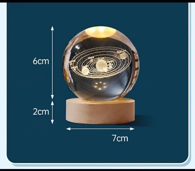 LED night light Crystal ball table lamp 2