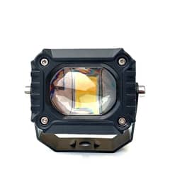 Motorcycle LED Spotlight Work Light White and Yellow Waterproof