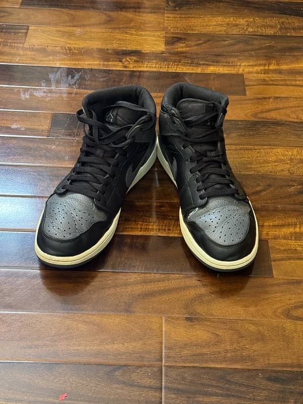 jordan 1 high black dark grey 4