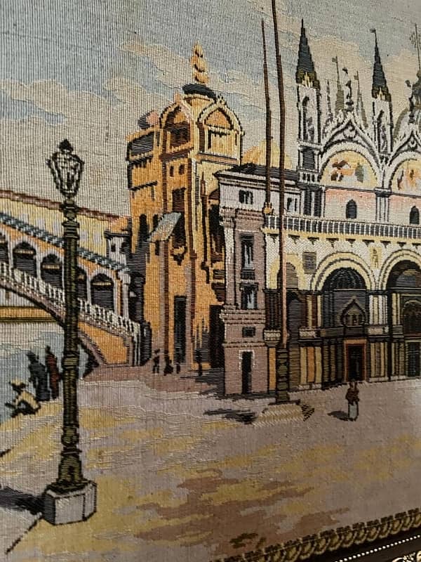 Ancient Venice Handmade Antique’s Tapestry Vintage Wall painting 1