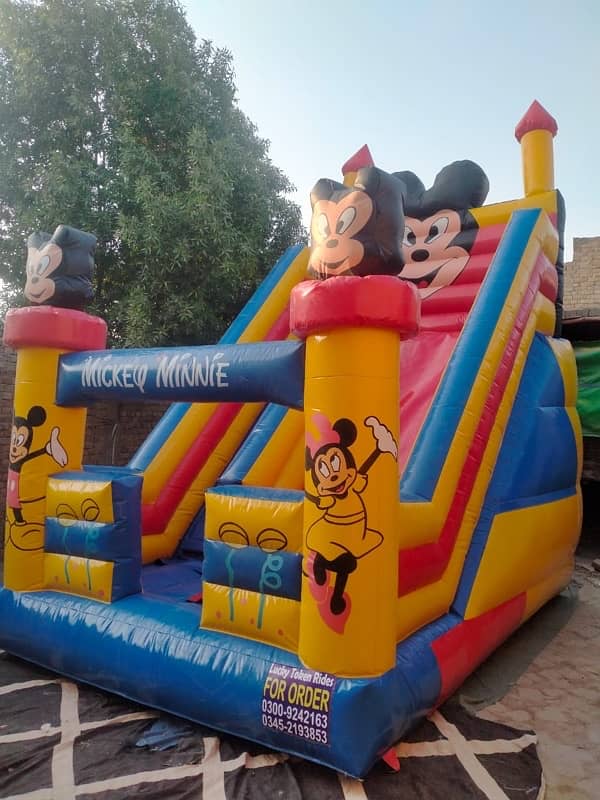 jumping castle / slides / rides / kids / kiddi ride / 1