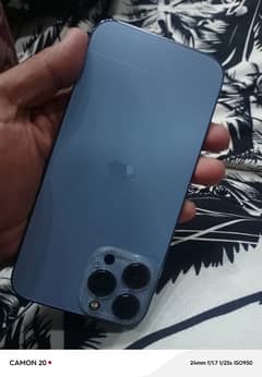 1mobile I phone 13pro max pta proof blue colour 81 batry health 128 gb