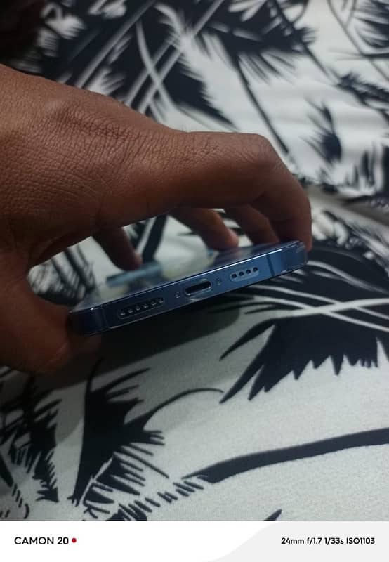 1mobile I phone 13pro max pta proof blue colour 81 batry health 128 gb 5