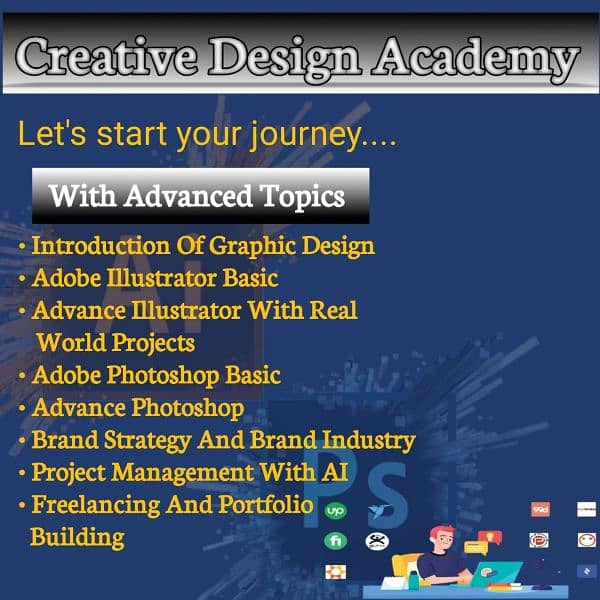 Graphic designing and basic computer course 4