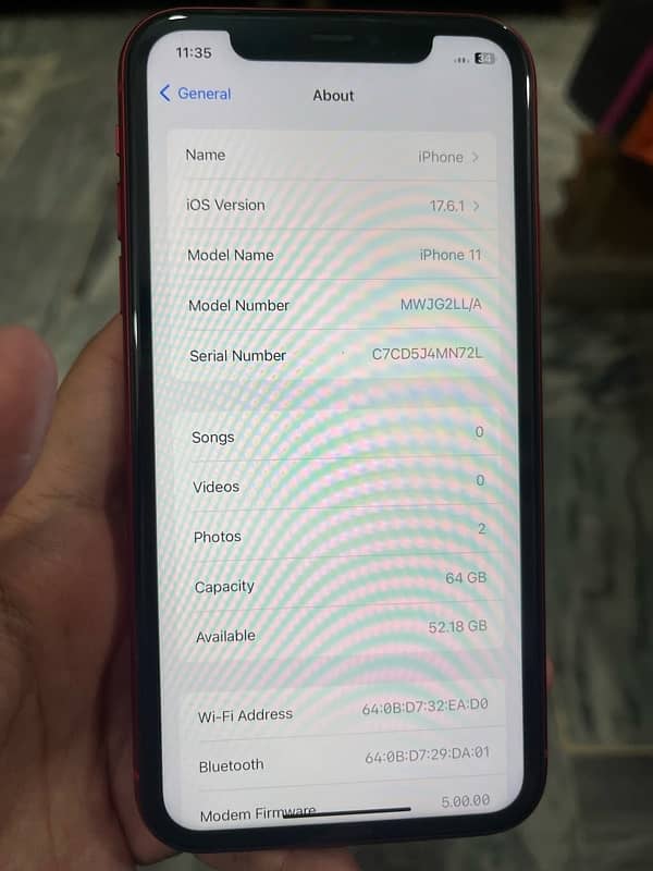 iPhone 11 jv 64gb non pta mobile for sale only set hai 5