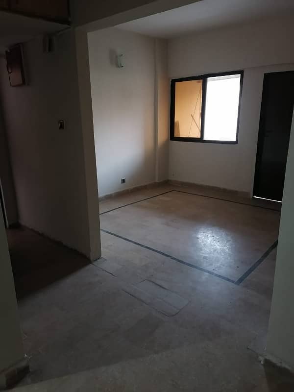 flat for sale 2 bedroom drawing and lounge main Rashid Minhas road 5