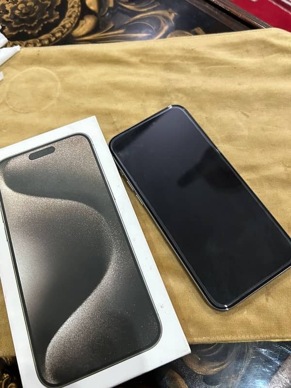 Iphone 15 pro max 256gbs non Pta 1