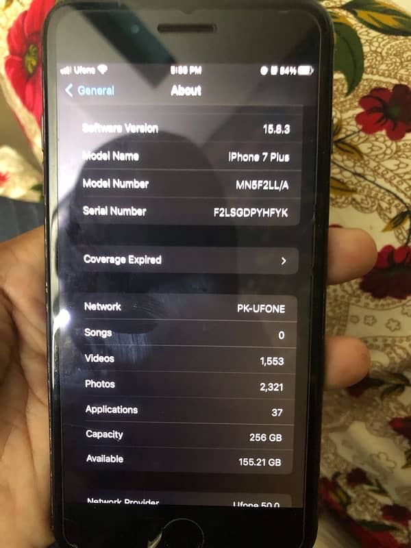 iPhone 7plus 256gb PTA APPROVED 6