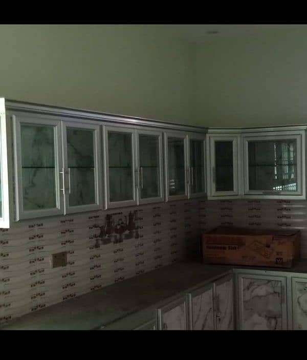 Aluminium Glass window door partition kitchen Cabinets 17