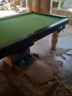 pool table.