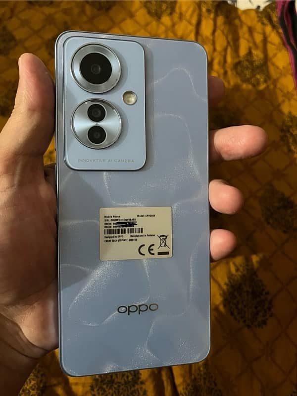 Oppo Reno 11f mobile for sale complete saman hai 5