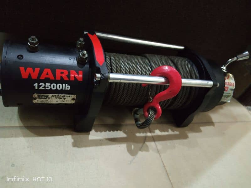 VERY POWERFUL 12500LBS WARN winch 4