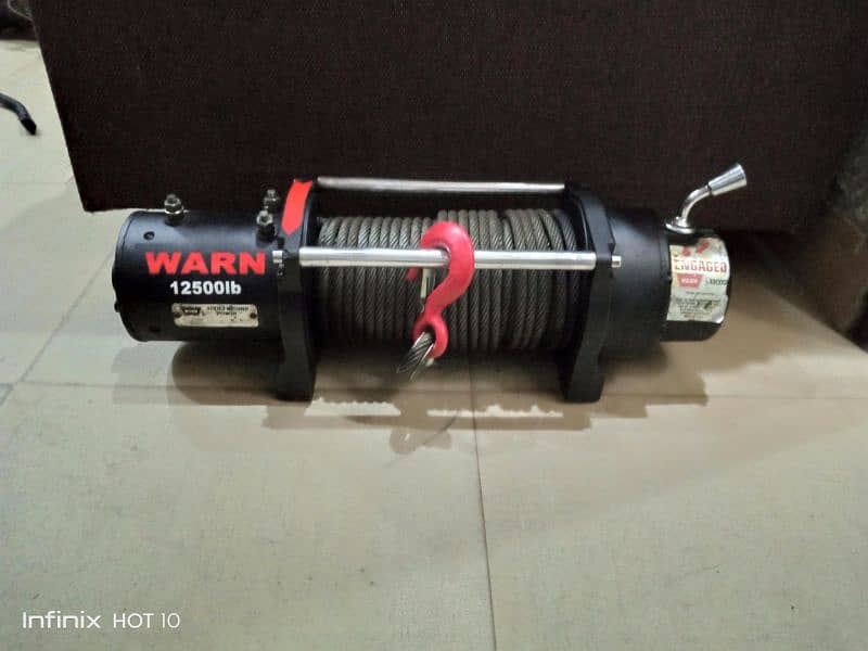 VERY POWERFUL 12500LBS WARN winch 8