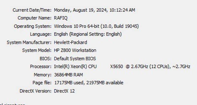 Hp Z800 fully loaded Gaming machine 1