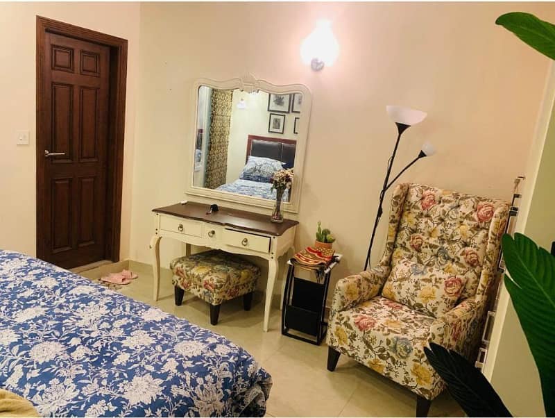 E-11 Well Furnished Studio - one and Two bed Apartment Available Daily-Weekly-Monthly 1