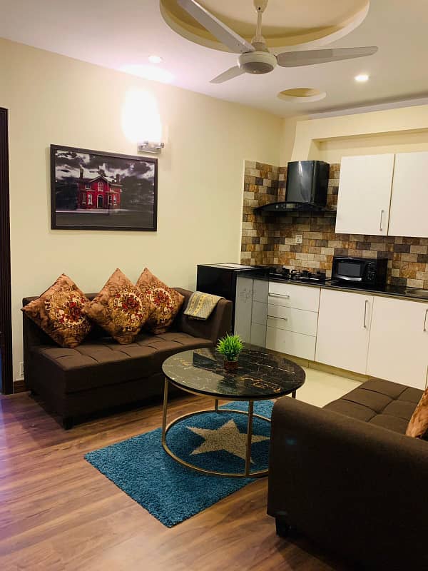 E-11 Well Furnished Studio - one and Two bed Apartment Available Daily-Weekly-Monthly 5