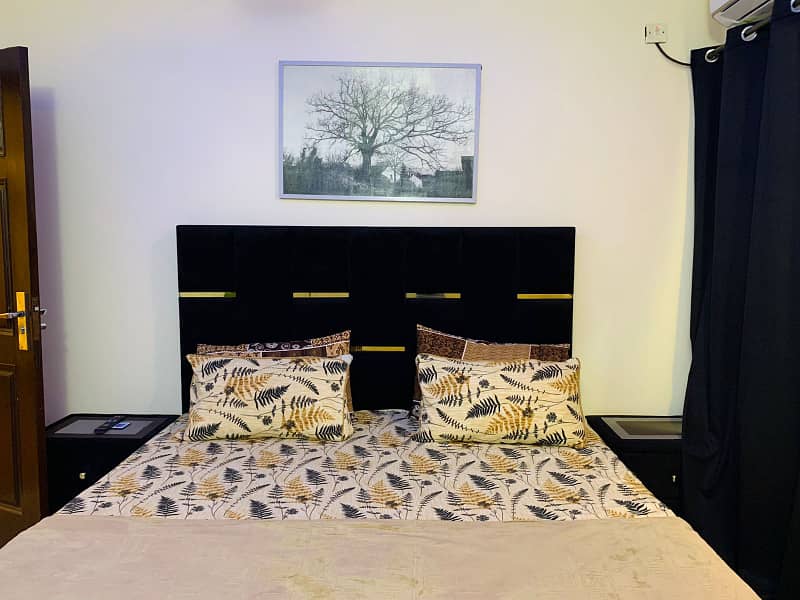 E-11 Well Furnished Studio - one and Two bed Apartment Available Daily-Weekly-Monthly 6