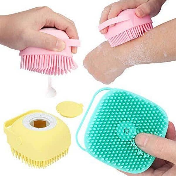 silicone bath brush 2