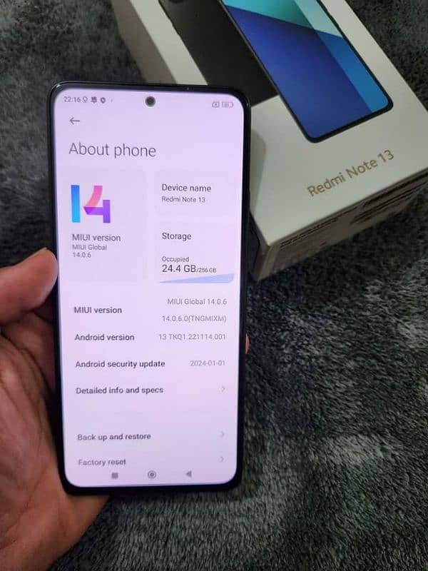 Redmi note 13 Full Warranty 6