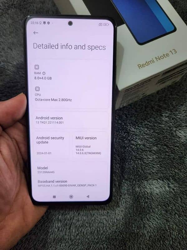 Redmi note 13 Full Warranty 9